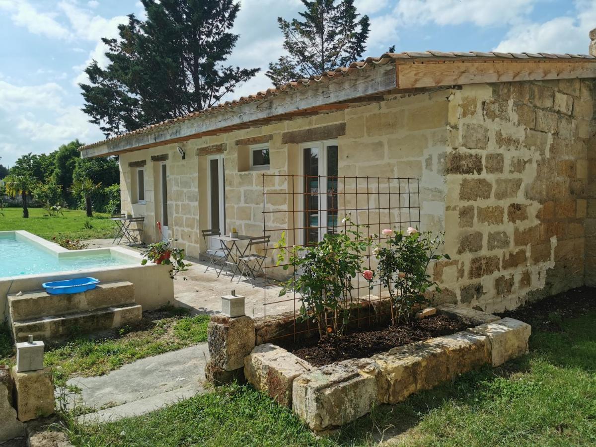 Jolie Villa Avec Piscine Dans Le St Emilionnais Sainte-Terre Exterior foto